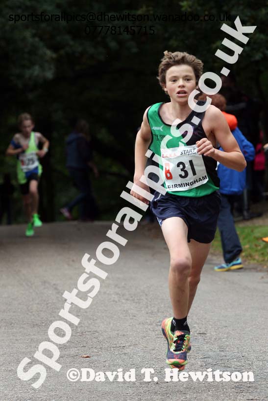 Boys under-15s ERRA Road Relays, Sutton Coldifield, Birmingham. Photo: David T. Hewitson/Sports for All Pics